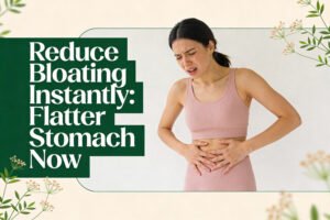 How to Reduce Bloating Instantly for a Flatter Stomach