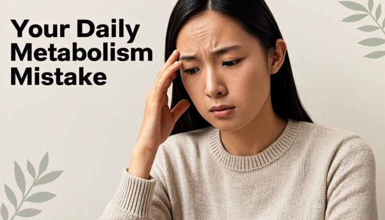 Your Metabolism Is Being Slowed Down By This Daily Mistake