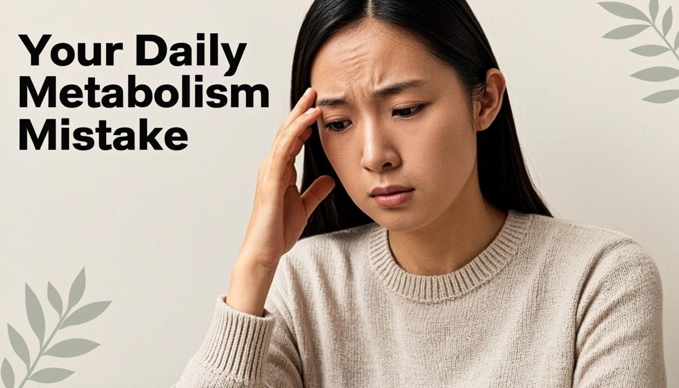 Your Metabolism Is Being Slowed Down By This Daily Mistake