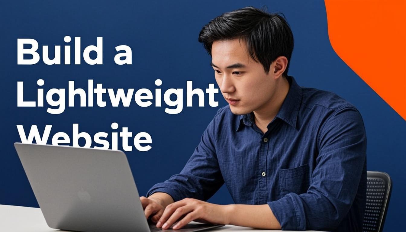 How to Build a Lightweight Website Fast (7 Easy Steps)